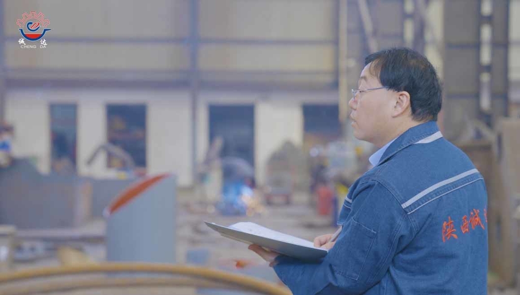 Shaanxi CHENGDA Industry Furnace MAKE Co., Ltd. línea de producción del fabricante