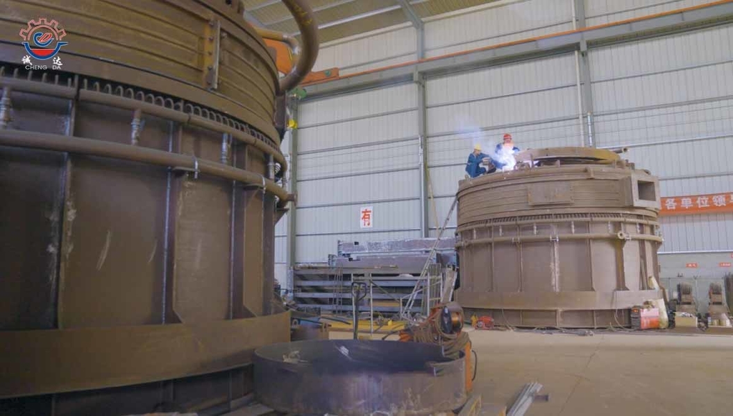 Shaanxi CHENGDA Industry Furnace MAKE Co., Ltd. línea de producción del fabricante