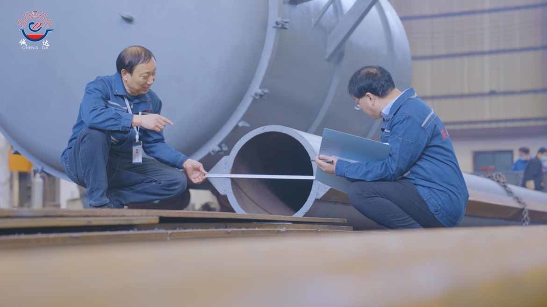 Shaanxi CHENGDA Industry Furnace MAKE Co., Ltd. línea de producción del fabricante