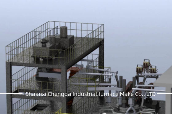 Equipo de horno eléctrico de tratamiento con catalizador de tres vías