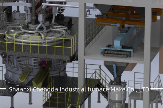 Material de las baterías ternales de litio reciclado Equipo de horno eléctrico