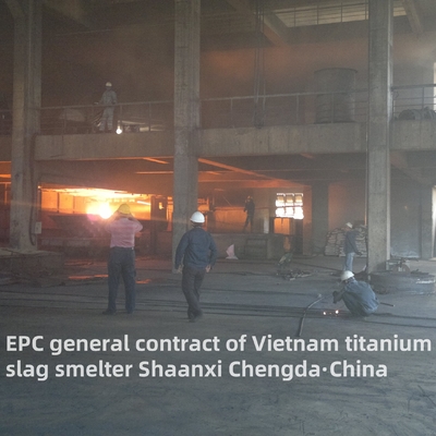 TOP7 EPC Contrato general Equipo de fundición de escoria de titanio para el proyecto de Vietnam