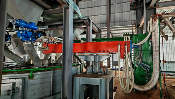 Utilización integral de cenizas de fondo/cenizas volantes de horno eléctrico en horno de arco de corriente continua