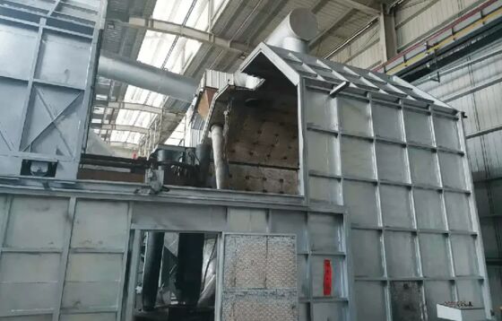 Equipo de tratamiento de cenizas de aluminio con temperatura de fusión de 1550-1650 °C, consumo de energía de 750-850 kWh/t y capacidad de tratamiento diario de 60-160 t