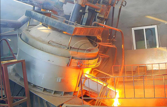 Nuevo horno de arco eléctrico de corriente continua de ahorro de energía