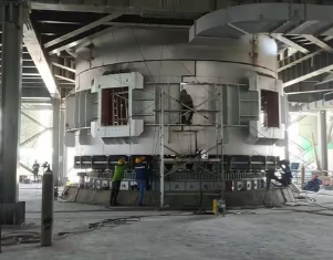 Horno de arco sumergido con control PLC de precio competitivo para fundición de ferroaleaciones y producción de silicio industrial