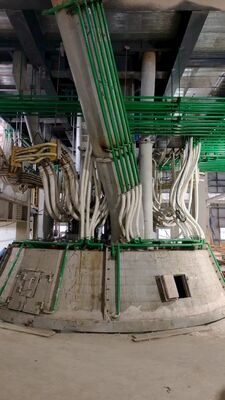 Horno de Refinación de Ferromanganeso Medio Bajo en Carbono de 10000KVA con Tecnología de Fusión por Arco Sumergido
