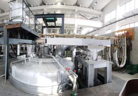 Planta de tratamiento de residuos peligrosos y fundición por arco de CC de 3000 kVA en horno eléctrico para lodos de galvanoplastia