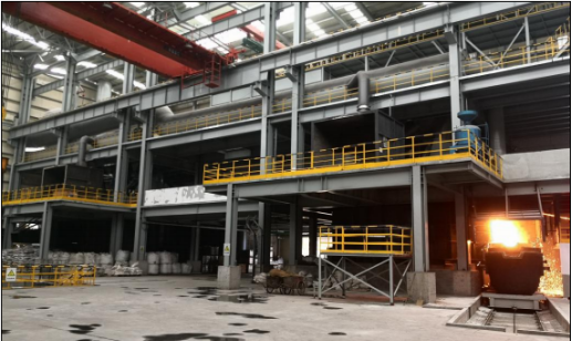 Horno de inclinación de refinación eléctrica de ferrocromo de microcarbono para equipos de producción de fundición de aleaciones de FeCr
