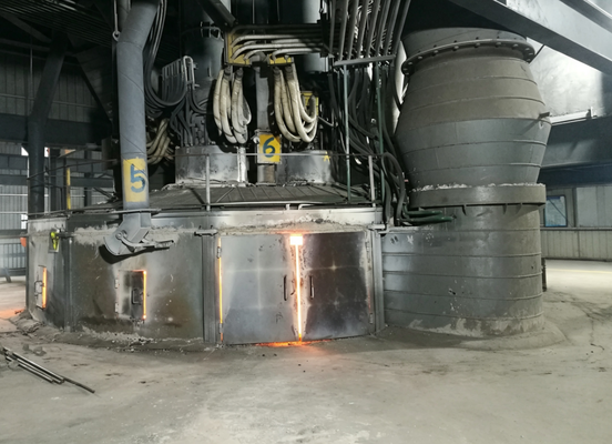Equipo de fundición de mullita de ganga de carbón en horno de arco eléctrico de 4000 kVA para reciclaje de residuos sólidos