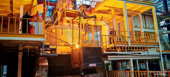 Residuos sólidos peligrosos Horno eléctrico de corindón 5 Tph para la vitrificación de la escoria