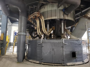 Horno Eléctrico de Recuperación de Metales Refractarios 1.5 Tph para Fusión de Lodos Anódicos