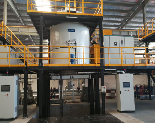 Horno de fusión por inducción de frecuencia media de 3T para suministro de energía IGBT de refinación de ferroaleaciones